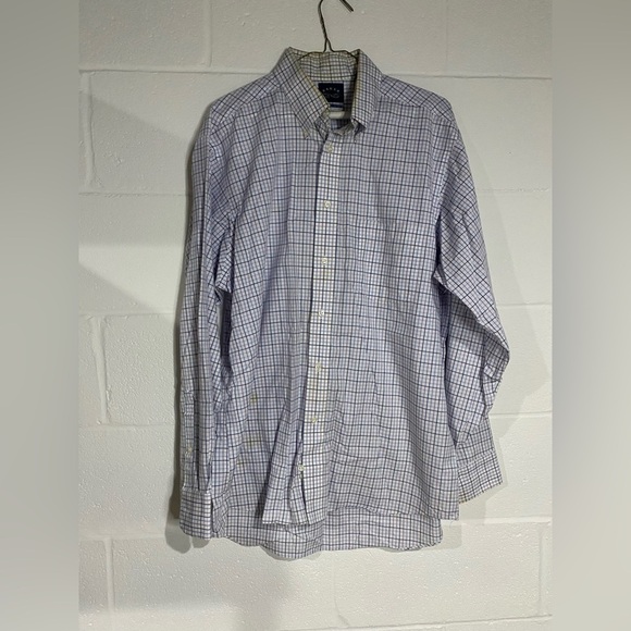 Men's Blue Checkered Shirt eagle 17 - Picture 1 of 6